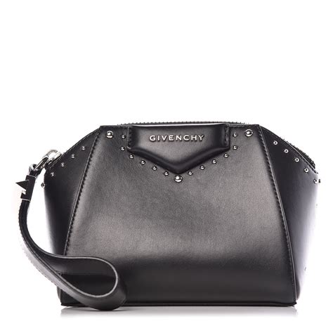 givenchy antigona small beauty wristlet black|Givenchy antigona small sale.